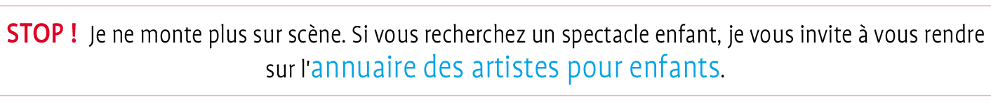 Annuaire des artistes et du spectacle pour enfants